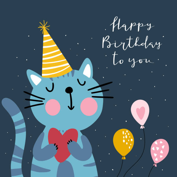 Detail Happy Birthday Cat Clipart Nomer 3