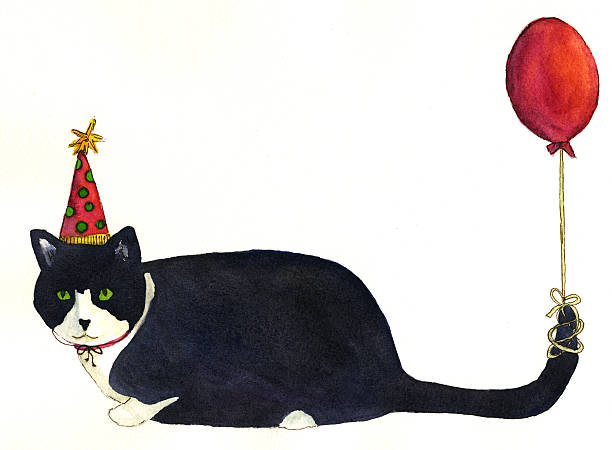 Detail Happy Birthday Cat Clipart Nomer 45