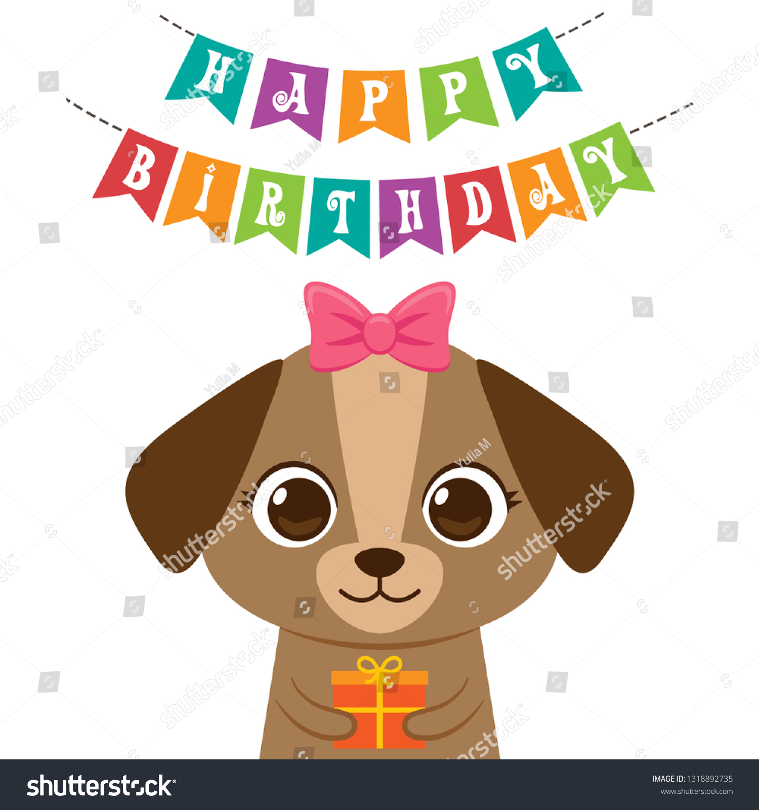 Detail Happy Birthday Dog Clipart Nomer 17