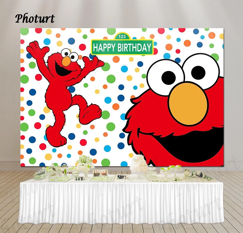 Detail Happy Birthday Elmo Banner Nomer 50