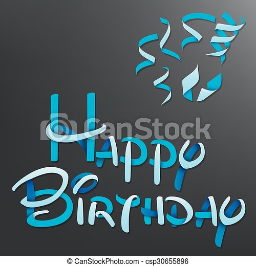 Detail Happy Birthday Font Art Nomer 44