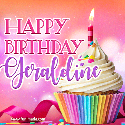 Happy Birthday Geraldine Images - KibrisPDR