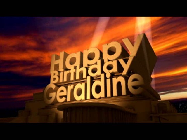 Detail Happy Birthday Geraldine Images Nomer 15