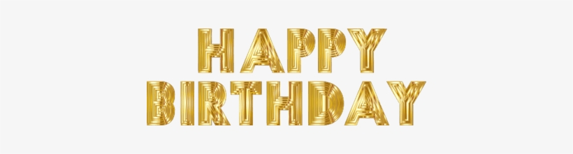 Detail Happy Birthday Gold Png Nomer 18