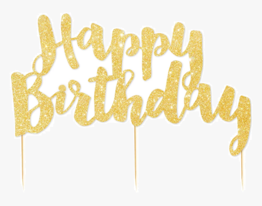 Detail Happy Birthday Gold Png Nomer 22