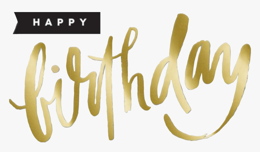 Detail Happy Birthday Gold Png Nomer 28
