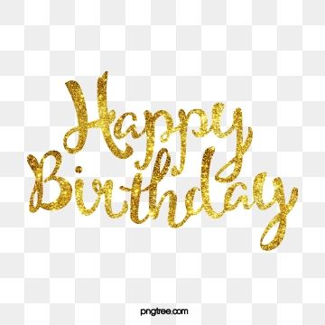 Detail Happy Birthday Gold Png Nomer 33