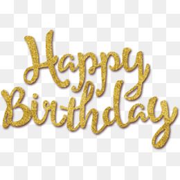 Detail Happy Birthday Gold Png Nomer 45