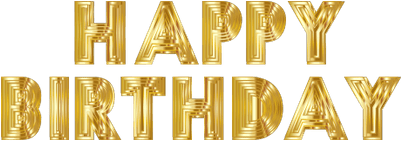 Detail Happy Birthday Gold Png Nomer 54