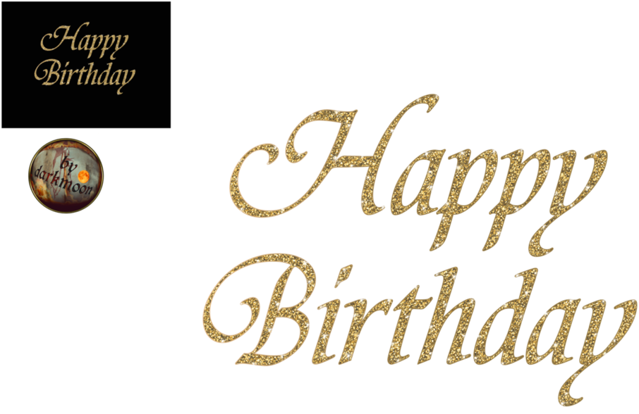 Detail Happy Birthday Gold Png Nomer 55