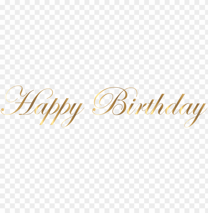 Detail Happy Birthday Gold Png Nomer 7