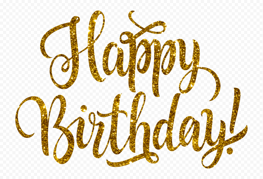 Detail Happy Birthday Gold Png Nomer 8