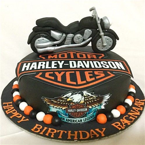 Detail Happy Birthday Harley Davidson Cake Nomer 14