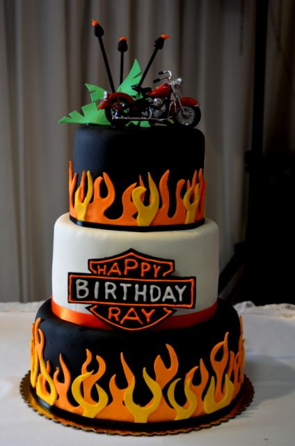 Detail Happy Birthday Harley Davidson Cake Nomer 3