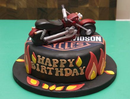 Detail Happy Birthday Harley Davidson Cake Nomer 4