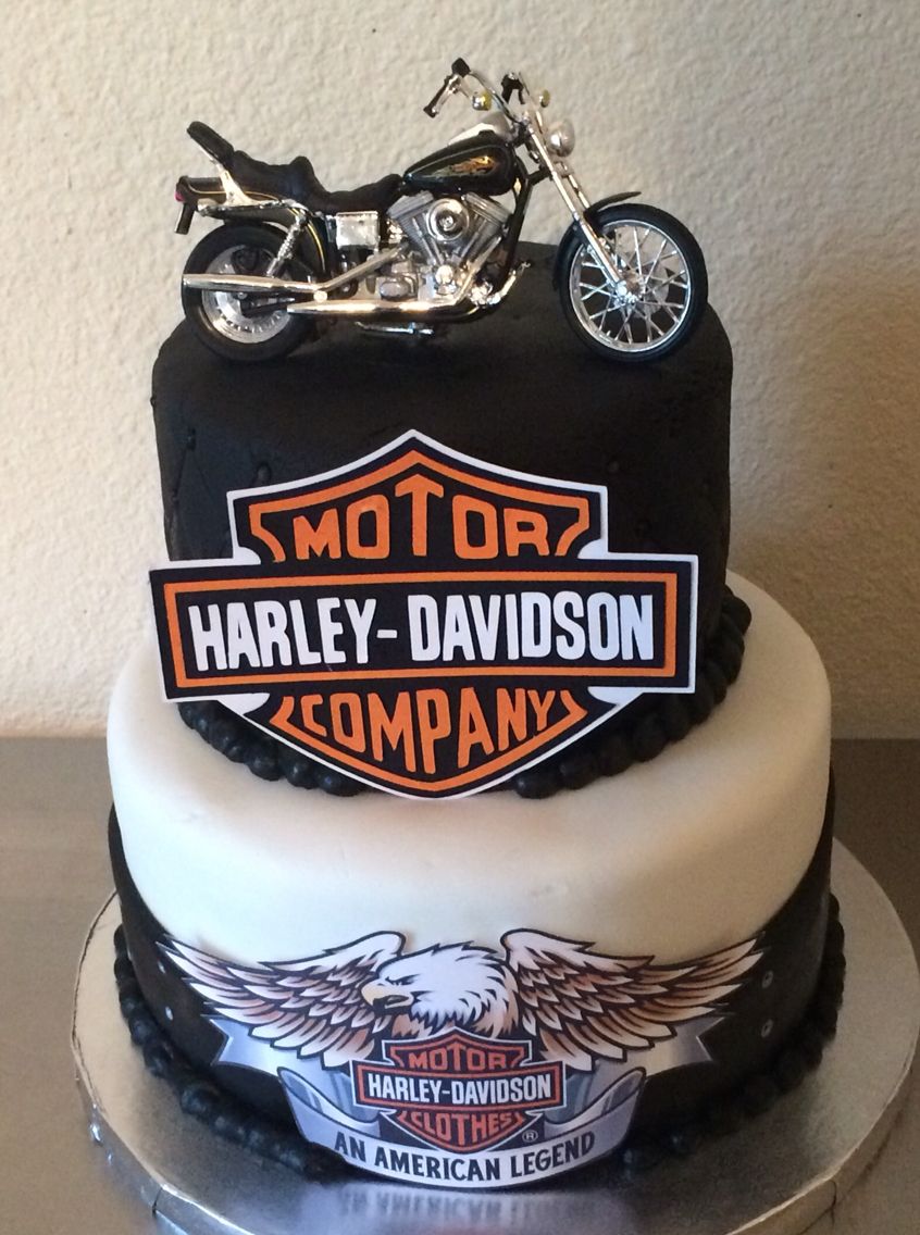 Detail Happy Birthday Harley Davidson Cake Nomer 5