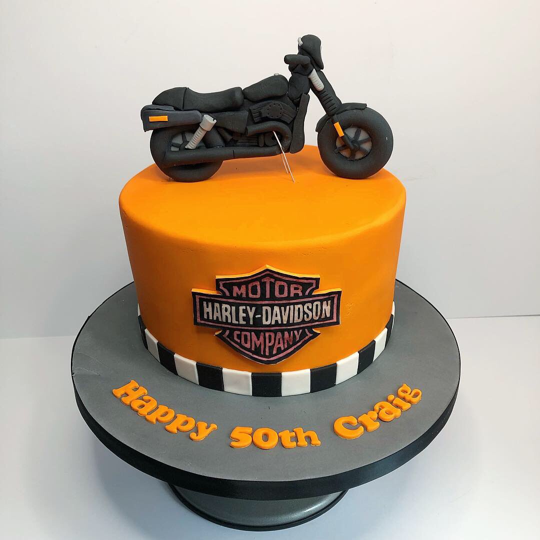 Detail Happy Birthday Harley Davidson Cake Nomer 49