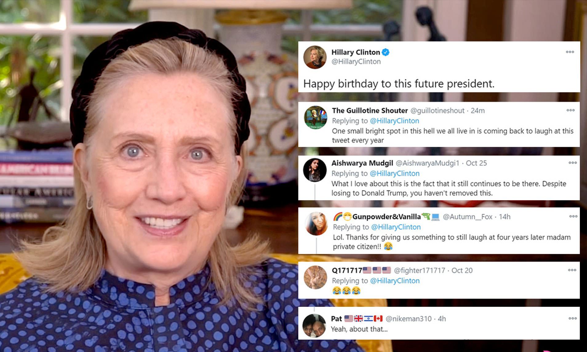 Detail Happy Birthday Hillary Clinton Meme Nomer 11