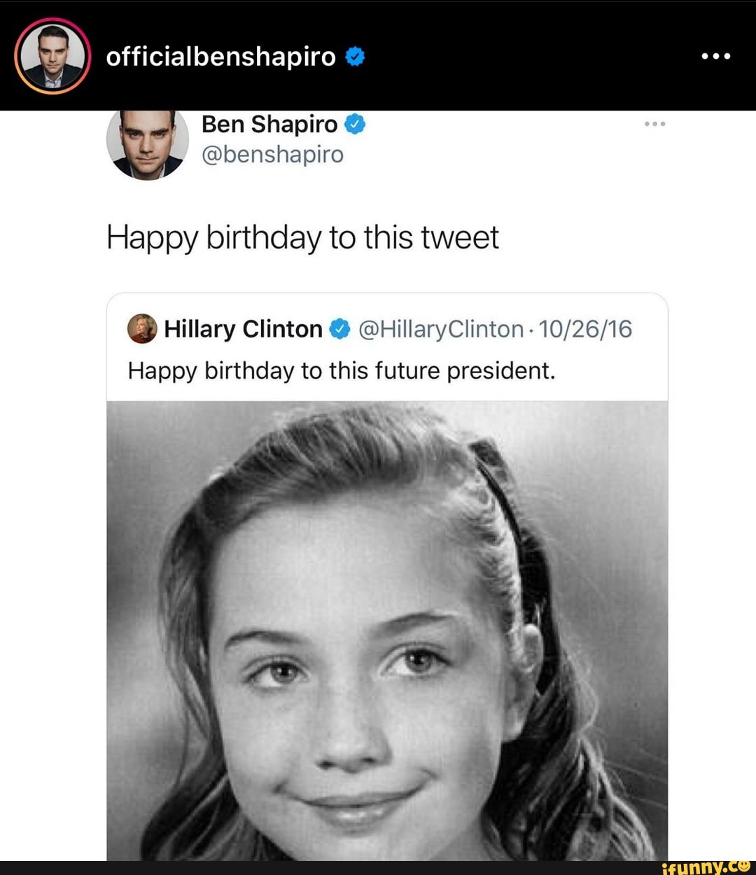 Detail Happy Birthday Hillary Clinton Meme Nomer 32