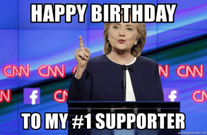 Detail Happy Birthday Hillary Clinton Meme Nomer 39