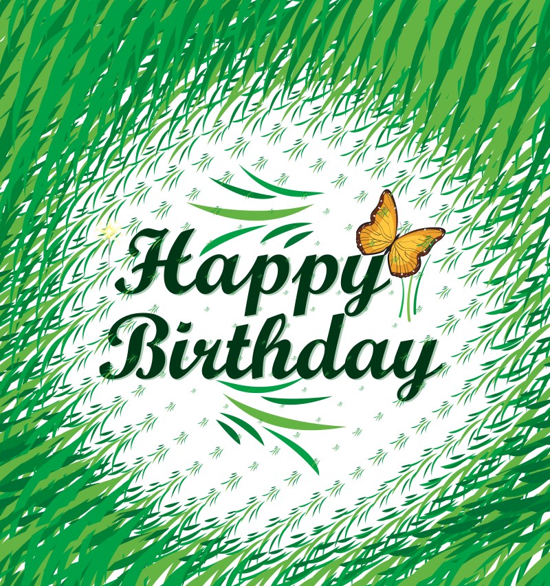 Detail Happy Birthday Images Green Nomer 20