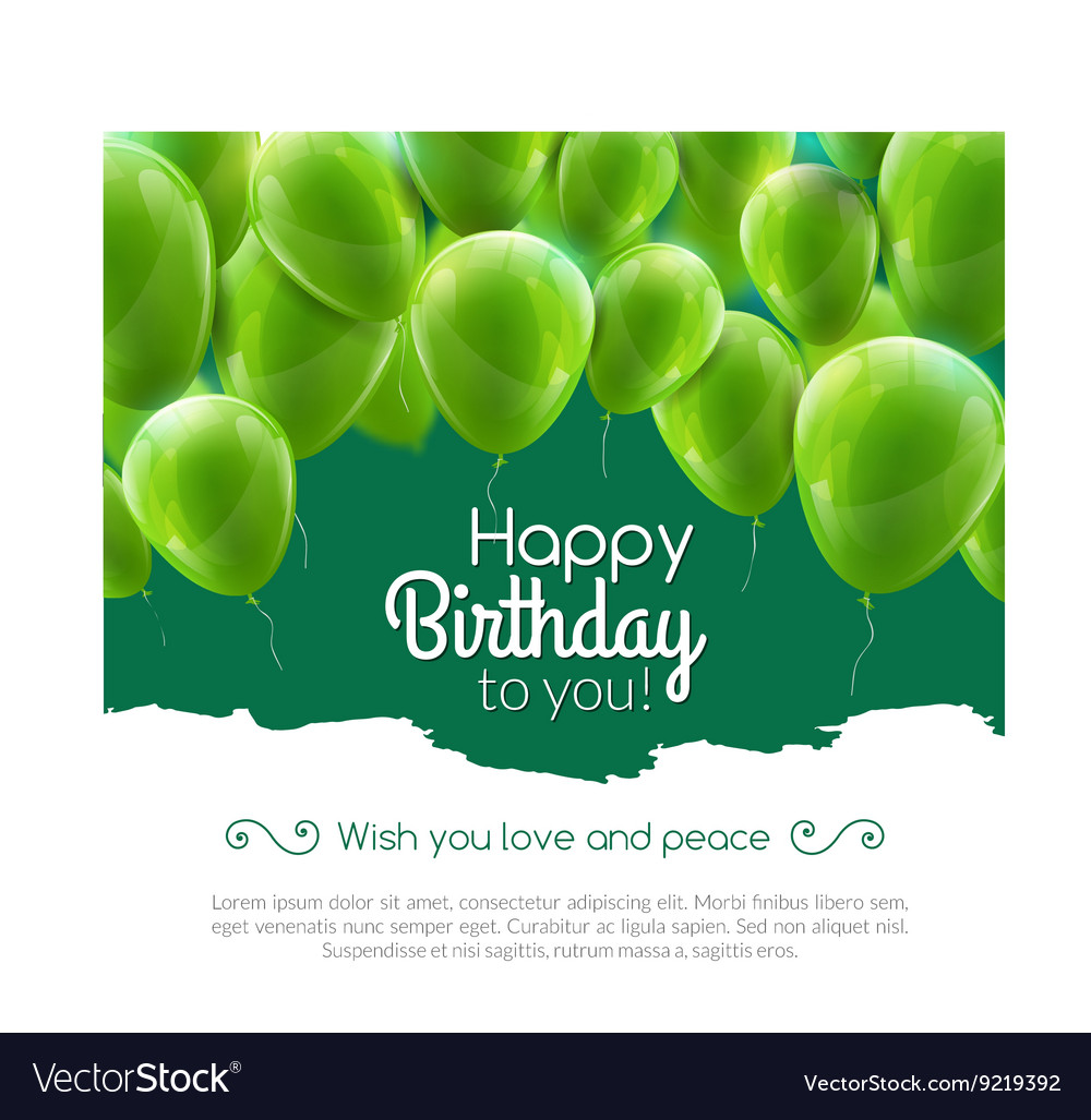 Detail Happy Birthday Images Green Nomer 4