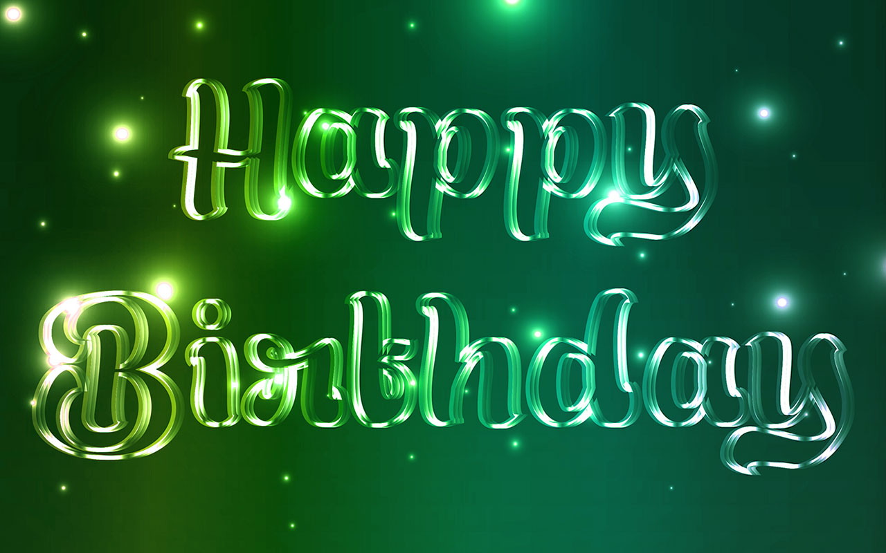 Detail Happy Birthday Images In Green Nomer 48