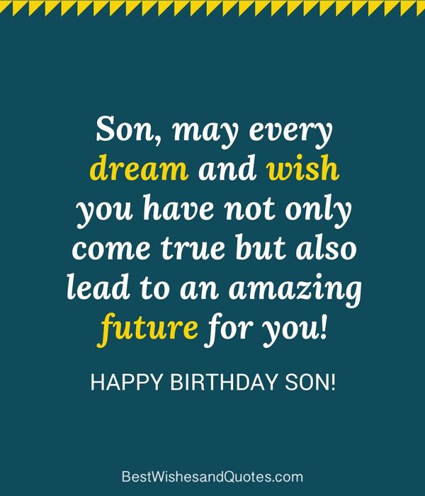 Detail Happy Birthday Inspirational Quotes Son Nomer 4