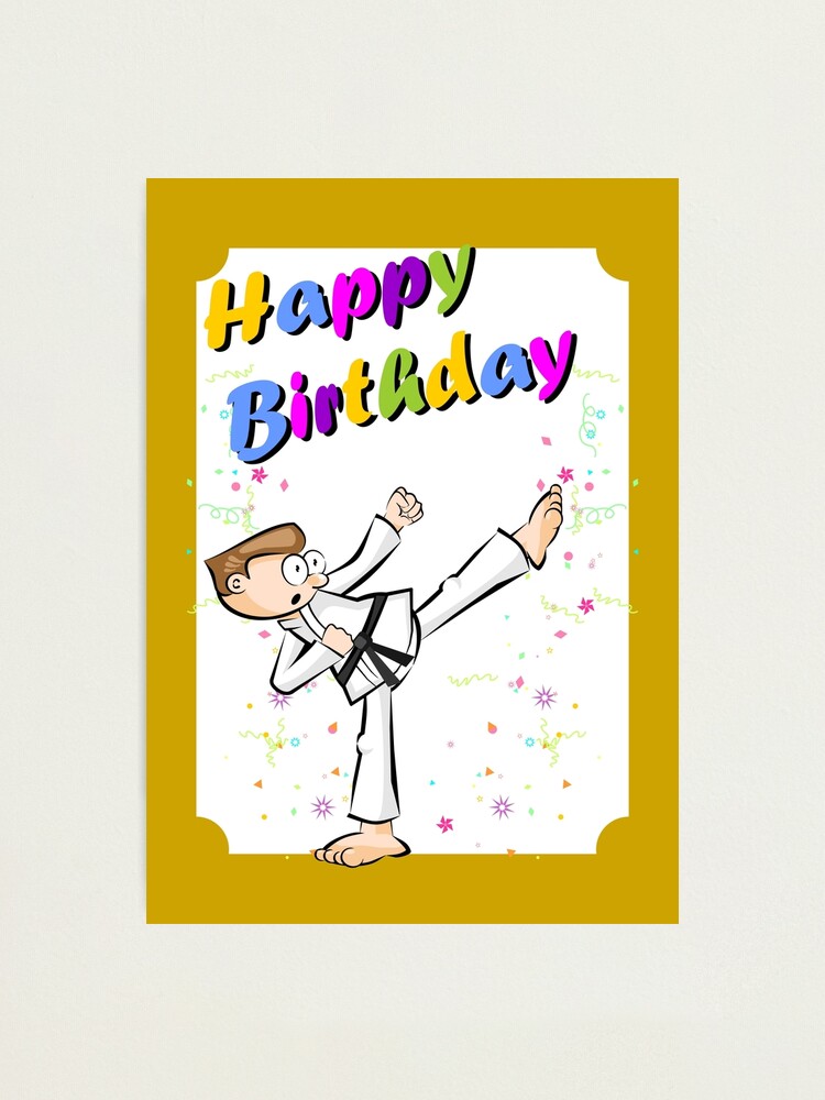 Detail Happy Birthday Karate Images Nomer 18