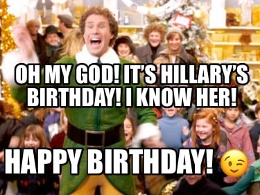 Detail Happy Birthday Meme Hillary Nomer 7