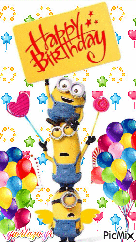 Detail Happy Birthday Minions Images Nomer 20
