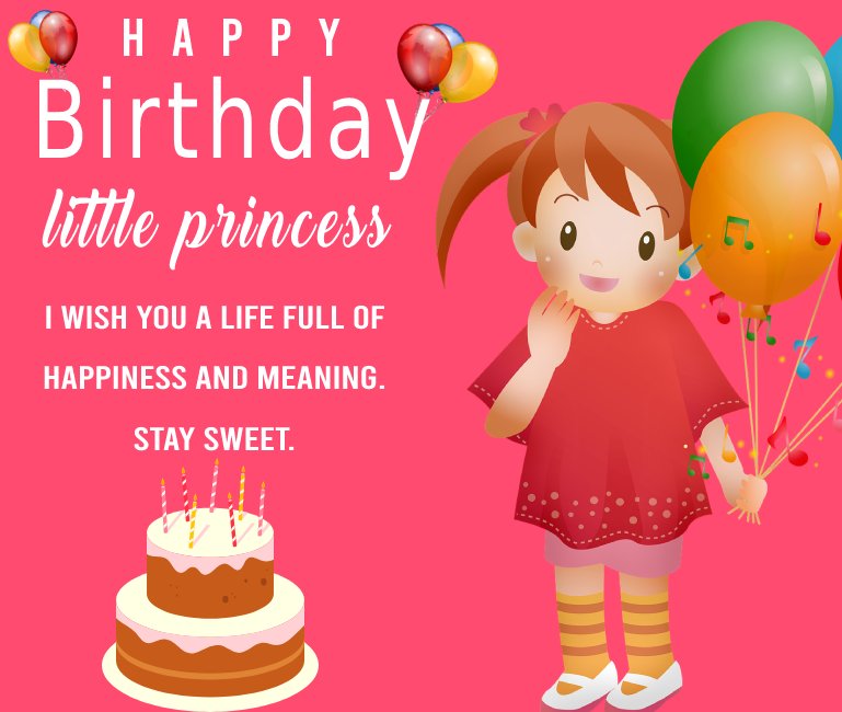 Detail Happy Birthday My Little Princess Nomer 2