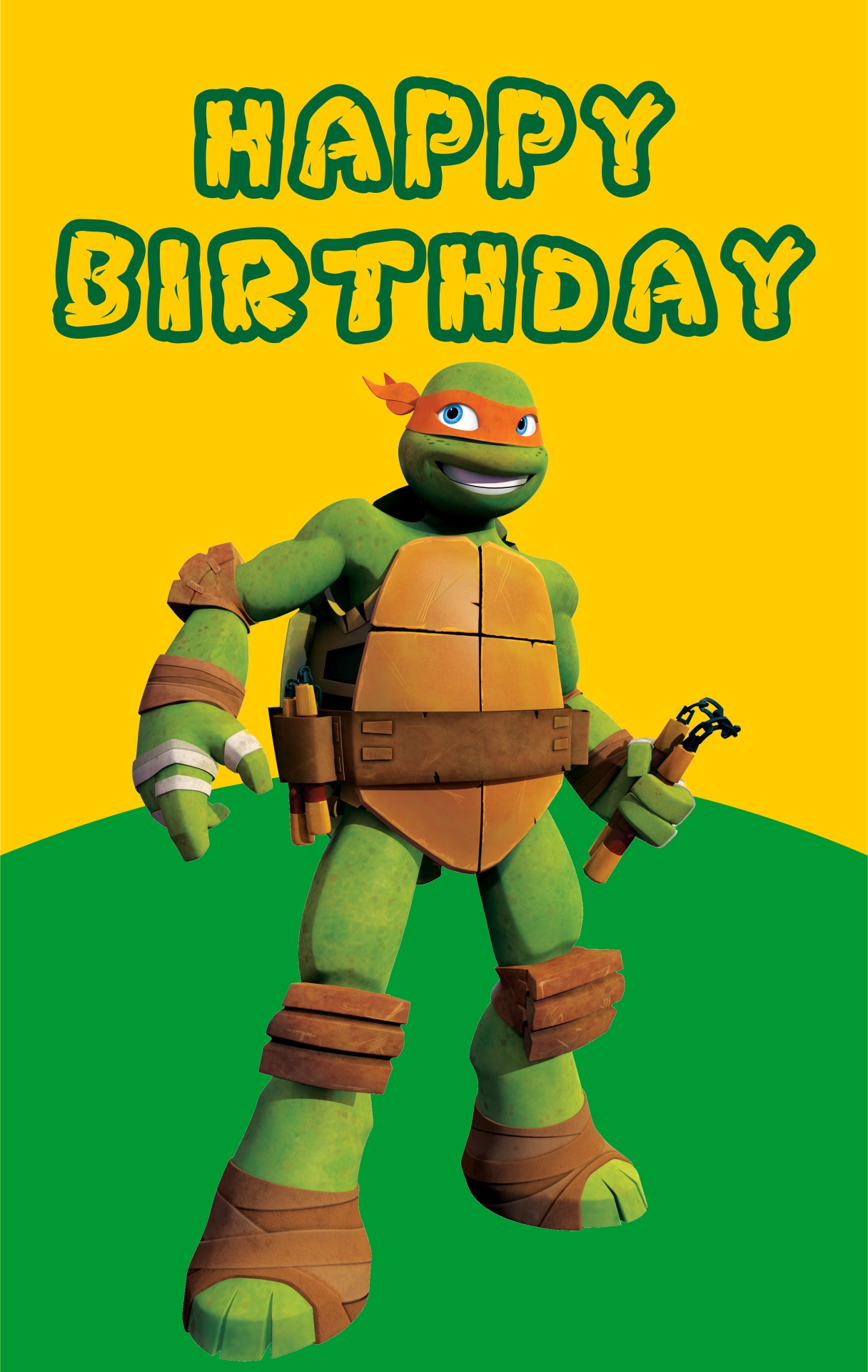 Detail Happy Birthday Ninja Turtles Images Nomer 27