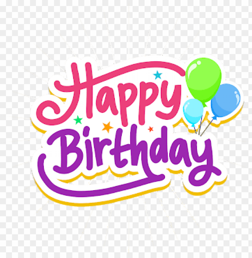 Detail Happy Birthday Png Image Nomer 19