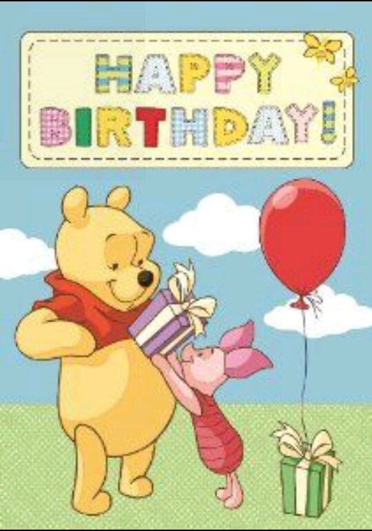 Happy Birthday Pooh Bear Images - KibrisPDR