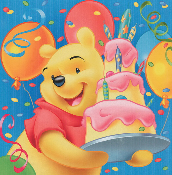 Detail Happy Birthday Pooh Bear Images Nomer 4