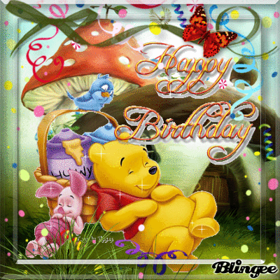 Download Happy Birthday Pooh Bear Images Nomer 32