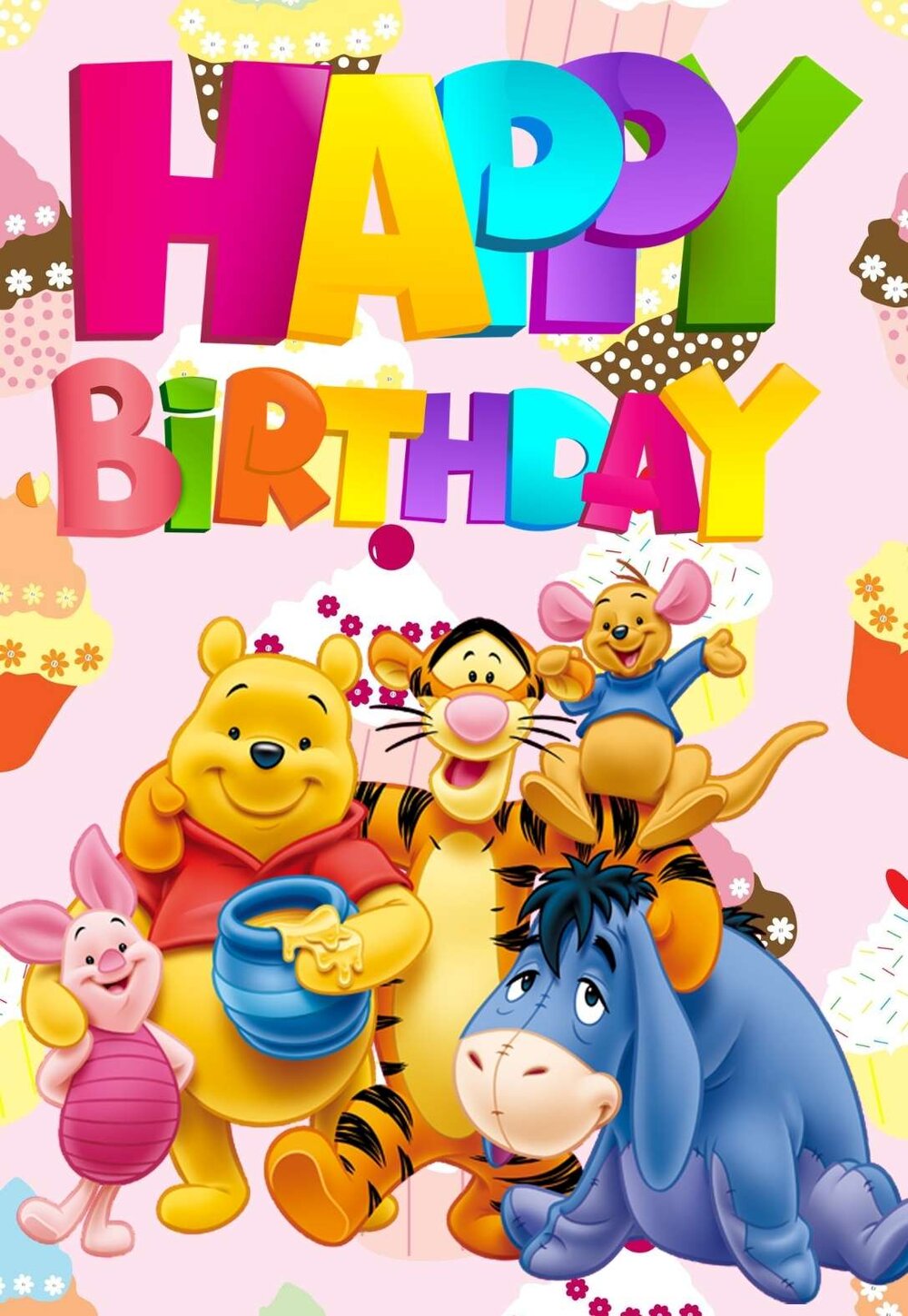 Detail Happy Birthday Pooh Bear Images Nomer 8
