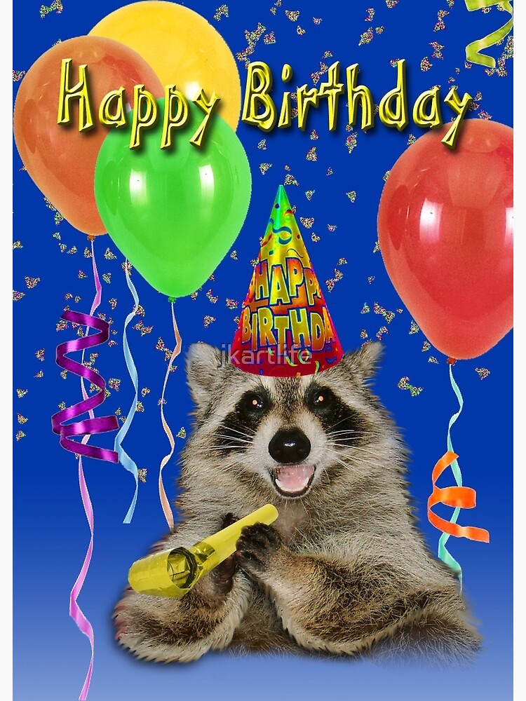Detail Happy Birthday Raccoon Images Nomer 14