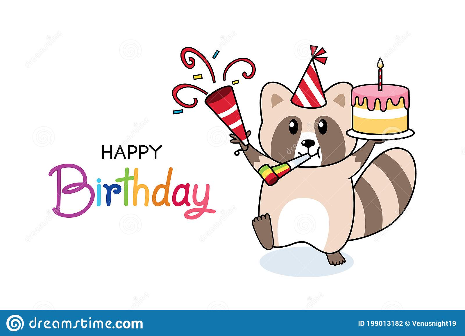Detail Happy Birthday Raccoon Images Nomer 56