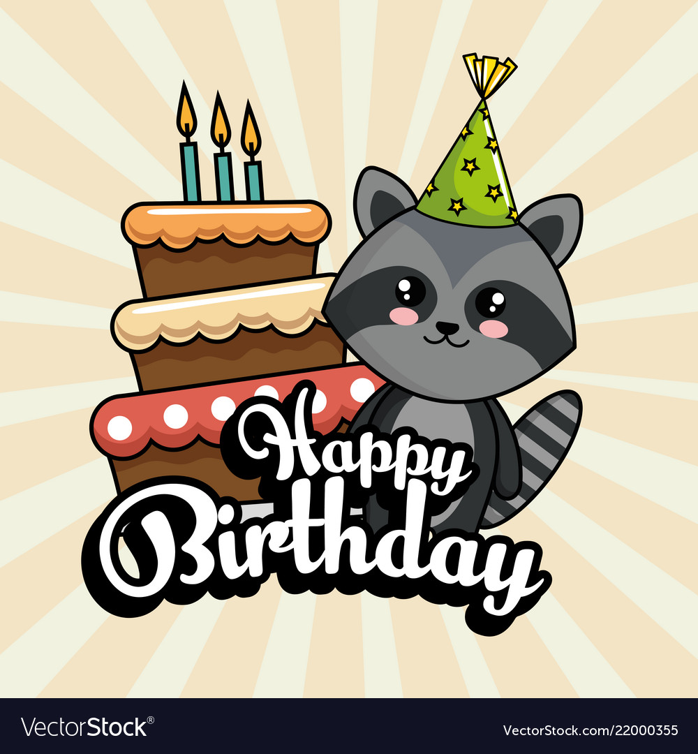 Detail Happy Birthday Raccoon Images Nomer 10