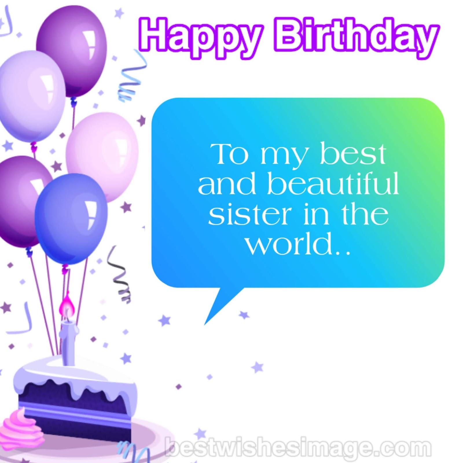 Detail Happy Birthday Sister Images Download Nomer 20