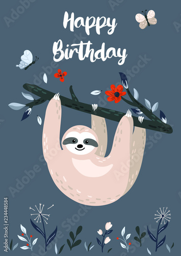 Detail Happy Birthday Sloth Images Nomer 18