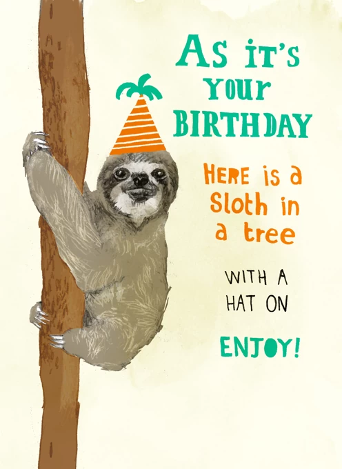 Detail Happy Birthday Sloth Images Nomer 3