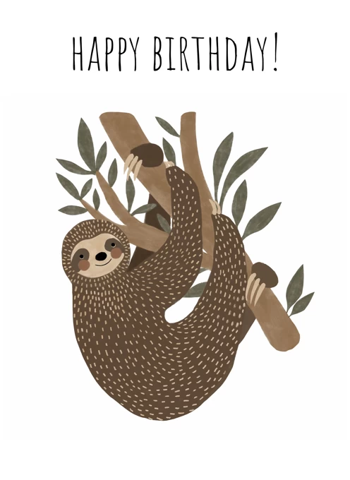 Detail Happy Birthday Sloth Images Nomer 4