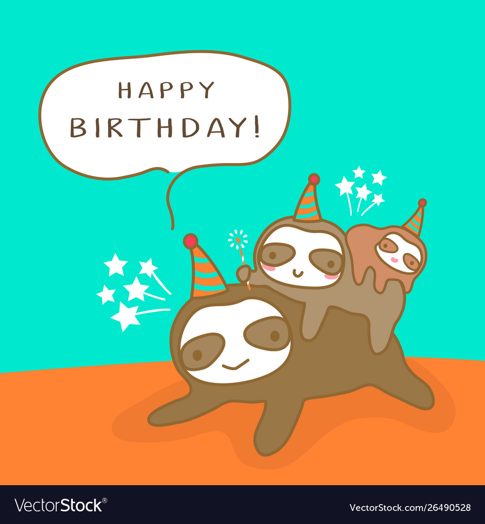 Detail Happy Birthday Sloth Images Nomer 29