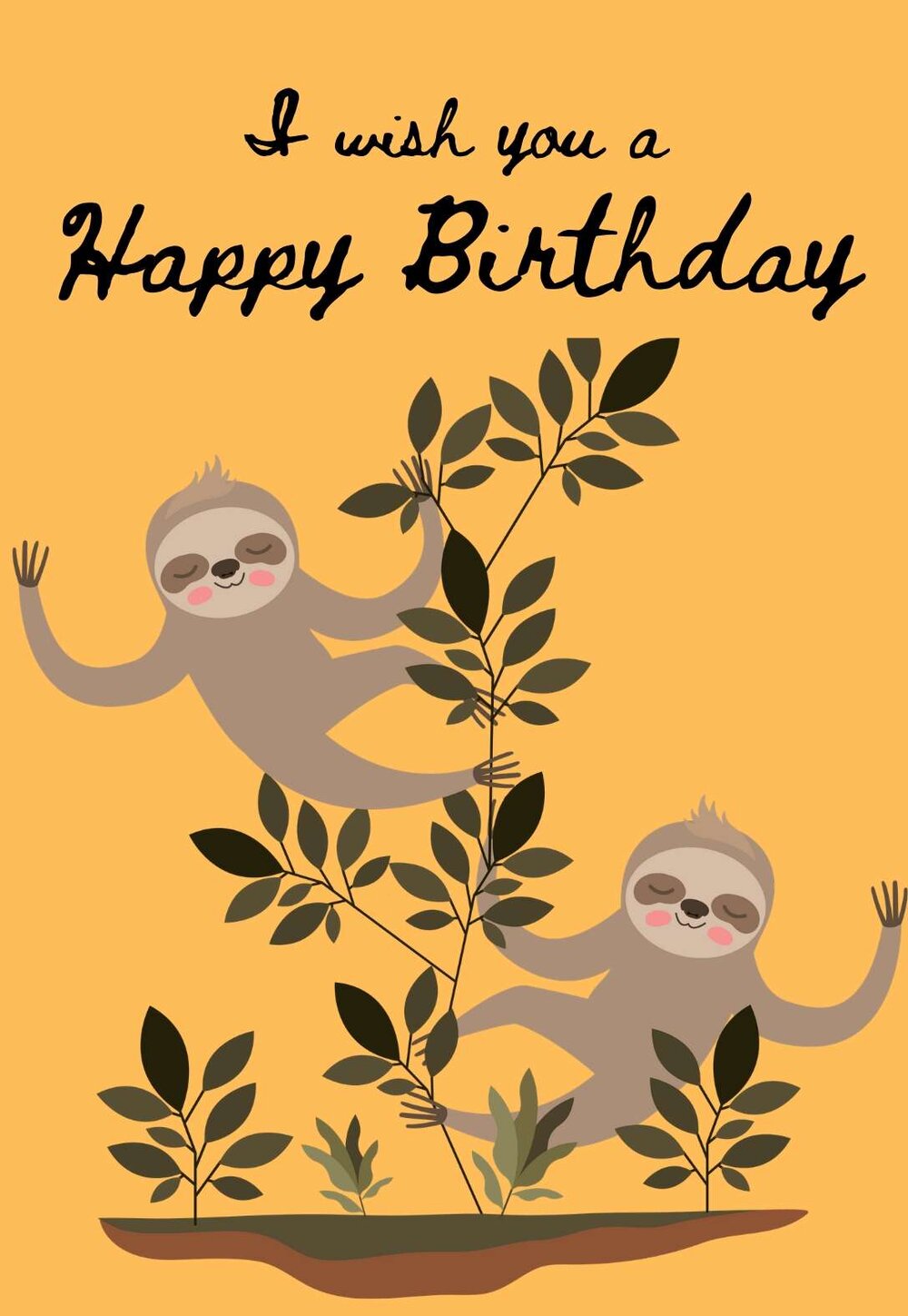 Detail Happy Birthday Sloth Images Nomer 48