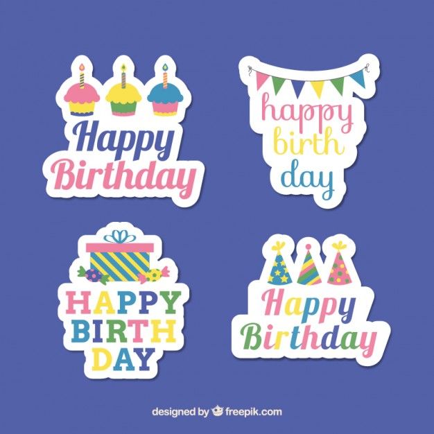 Detail Happy Birthday Stickers With Name Free Nomer 2