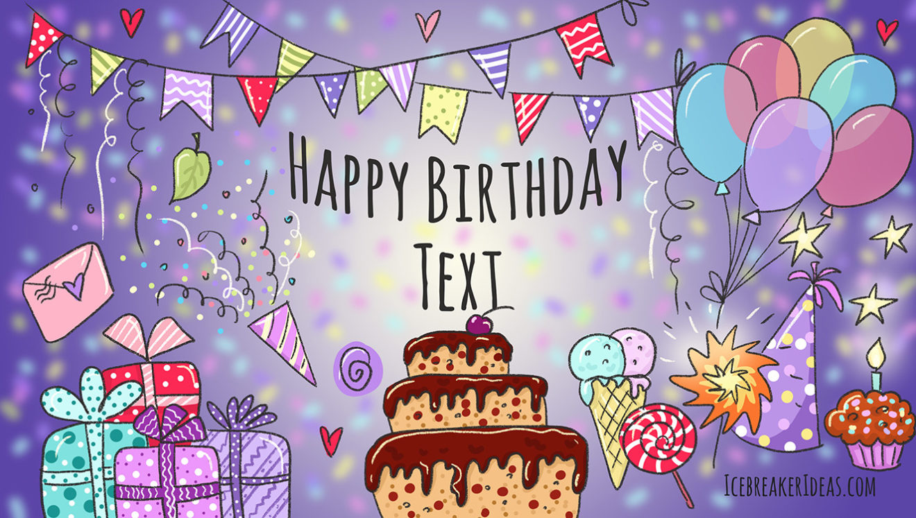 Detail Happy Birthday Text Pictures Nomer 37