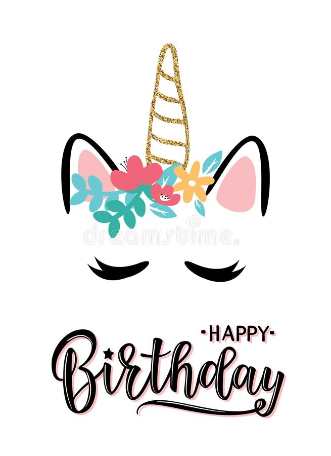 Detail Happy Birthday Unicorn Clipart Nomer 2